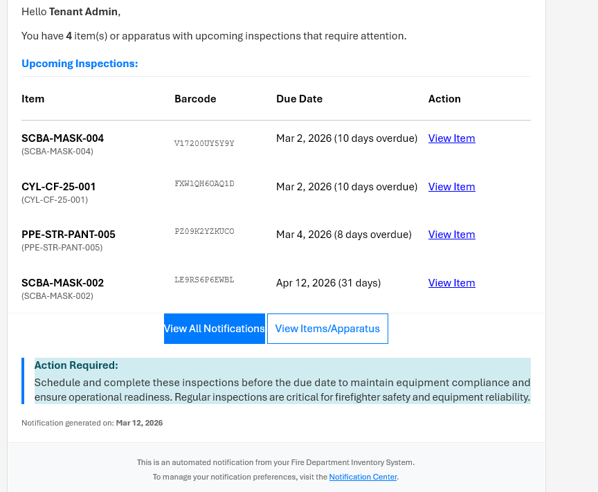 StationReady360 Application Screenshot